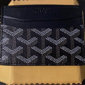 Goyard card holder wallet